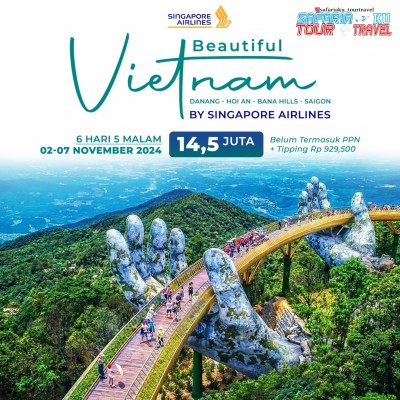 Beautiful Vietnam 06 Hari / 05 Malam 02 - 07 November 2024